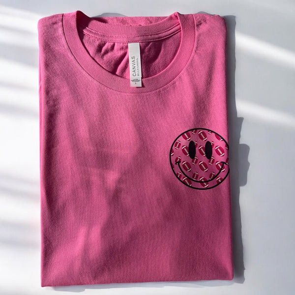 Hot Pink Bella & Canvas T-Shirt Size Large