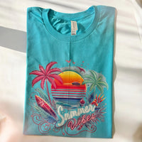 Turquoise Bella & Canvas T-Shirt Size Medium