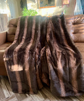 Adult Size- Saddle Arctic Chinchilla (double sided)