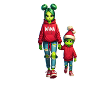 Gildan Sweatshirt | MAMA GRINCH & KIDS| Personalized| PreOrders