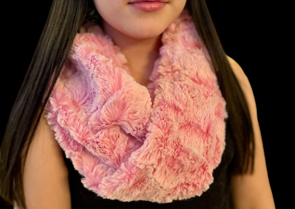 Carnation Frosted Bella Infinity Scarf