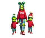 Gildan Sweatshirt | MAMA GRINCH & KIDS| Personalized| PreOrders