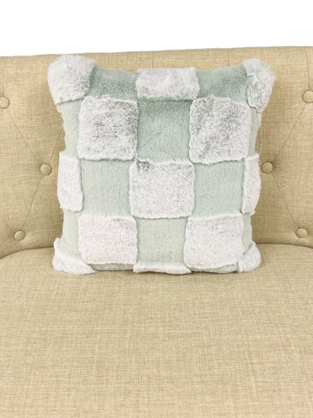 Cloud Checkers Throw Pillow