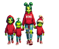 Gildan Sweatshirt | MAMA GRINCH & KIDS| Personalized| PreOrders