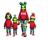 Gildan Sweatshirt | MAMA GRINCH & KIDS| Personalized| PreOrders