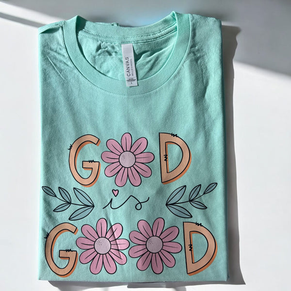 Mint Bella & Canvas T-Shirt Size Large