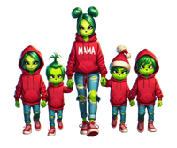 Gildan Sweatshirt | MAMA GRINCH & KIDS| Personalized| PreOrders