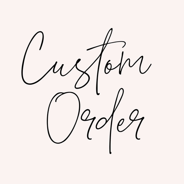 Custom Order- Neon Orange Koala & Natural Bunny