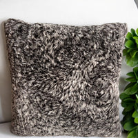 Espresso/Ivory Jasper Throw Pillow