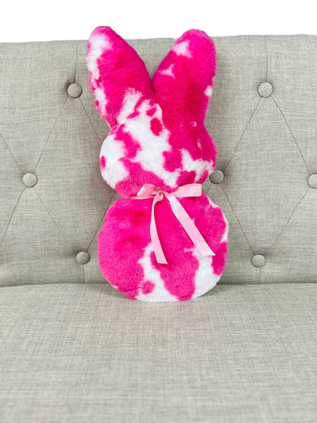 Pink Fluffy Cow Bunny