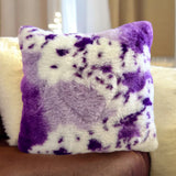 Purple Pinto Exclusive Fabric Stuffed Throw Pillow