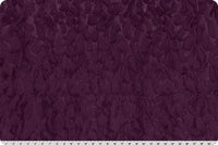 Throw Size-Berry Tuscany(dark purple color) & Natural Bunny