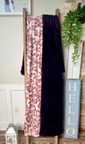 XL Plum Velvet Frosted Baby Seal & Fig Jam Jungle Cat Bunny