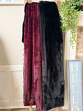 Adult Size- New Black Cherry Bengal Vienna & Black Lush Bunny