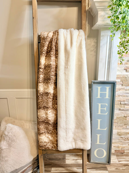 Throw- Fawn & Natural Encore