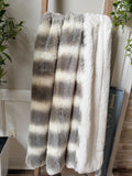 46”x60” Ivy Arctic Chinchilla & Natural Lush Bunny