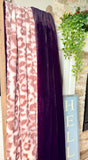 XL Plum Velvet Frosted Baby Seal & Fig Jam Jungle Cat Bunny