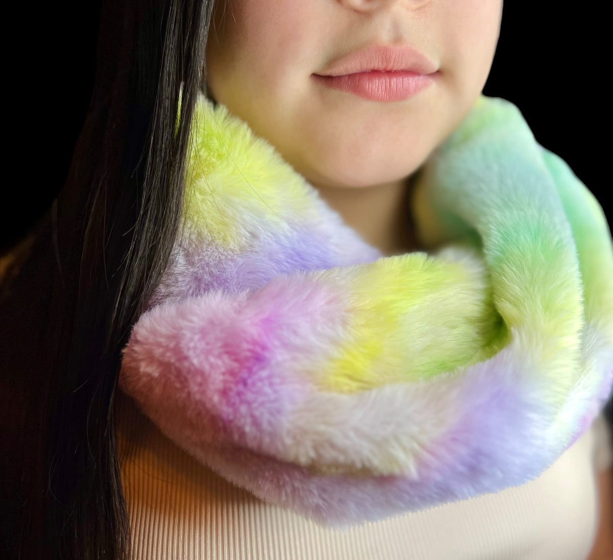 Kids Groovy Rabbit Infinity Scarf – Sewing With Love- Minky Designs