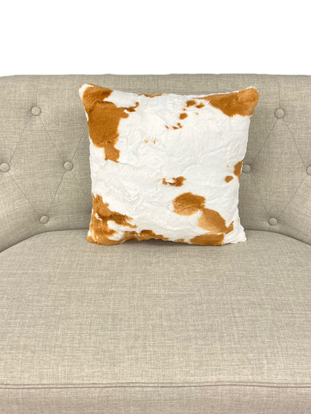 16”x16” Penny Calf Stuffed Pillow