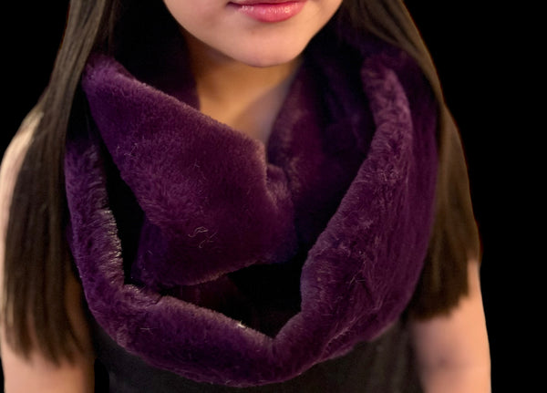 Loganberry Seal Infinity Scarf