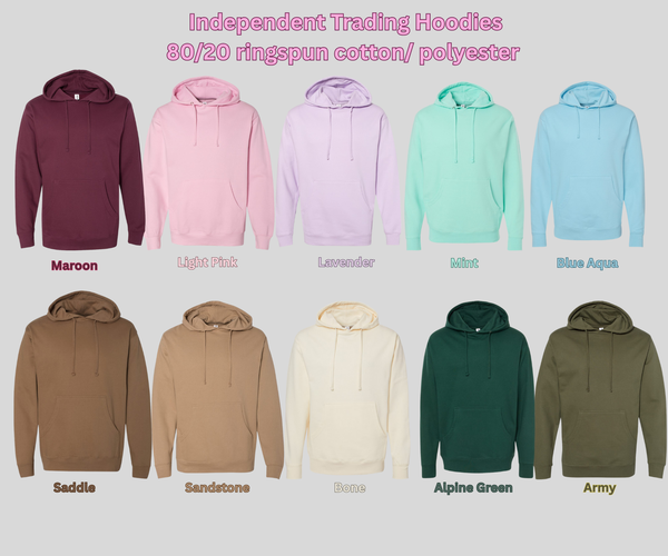Independent Trading Co. Midweight Hoodies