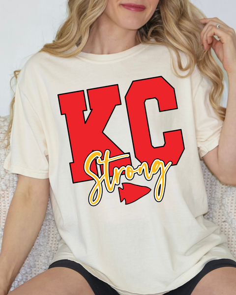 Comfort Colors  Ivory T-Shirt |KC | Kansas City Strong