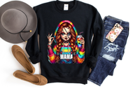Gildan Sweatshirt HORROR MAMA PRINTS