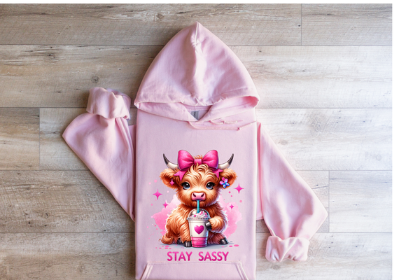 Gildan Hoodie| Stay Sassy Cow ON SALE!